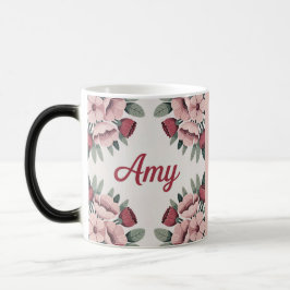 Taza Mágica Pink Amy Floral Morphing Mug