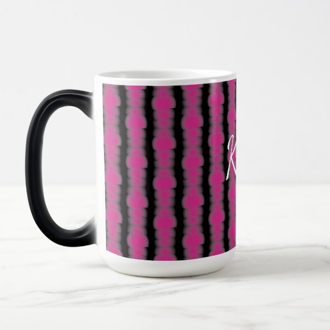 Taza Mágica Pink and black tie dye (Izquierda)