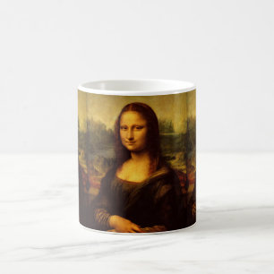 Taza Mágica Pintura Bella Artes Leonardo Da Vinci Mona Lisa