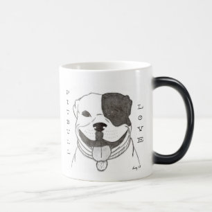 Taza Mágica Pitbull Love Mug