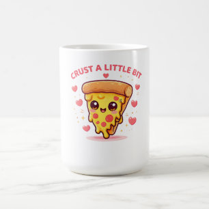Taza Mágica Pizza Kawaii Linda – Corteza Un Poco Divertida Piz