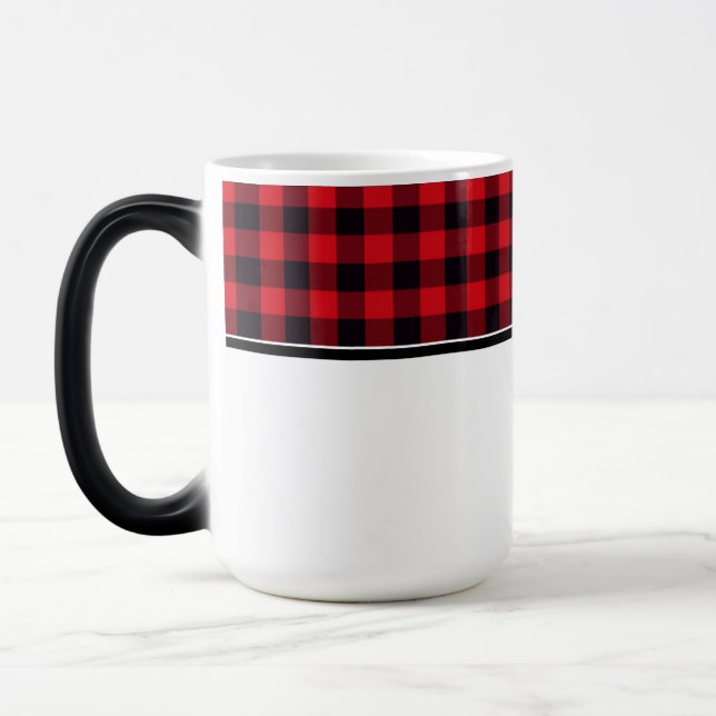 Taza Mágica Plaid Coffee Mug (Izquierda)