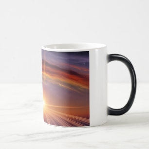 Taza Mágica Planeta Rings Sunset Espacio Cósmico Arte