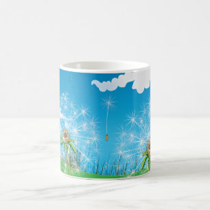 Taza Mágica Planta de diente de león