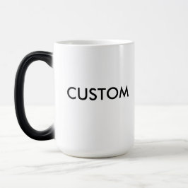 Taza Mágica Plantilla mágica en blanco personalizada de Person