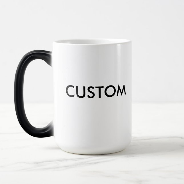 Taza Mágica Plantilla mágica en blanco personalizada de Person (Izquierda)