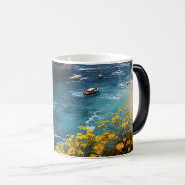Taza Mágica Playa de Grecia (Anverso derecho)