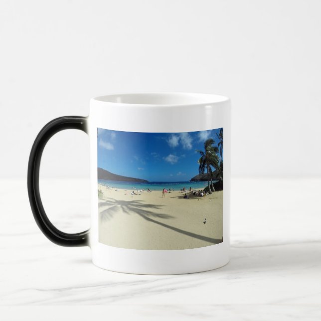 Taza Mágica Playa de la bahía de Hawaii Hanauma (Izquierda)