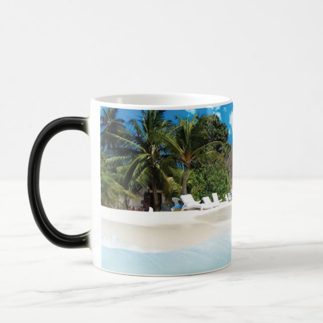 Taza Mágica Playa Exótica (Izquierda)
