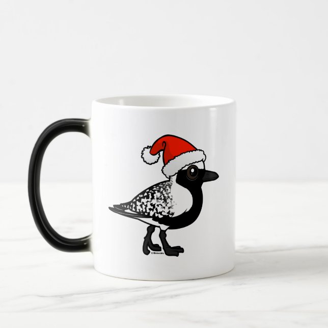 Taza Mágica Plover de Santa Black (Izquierda)