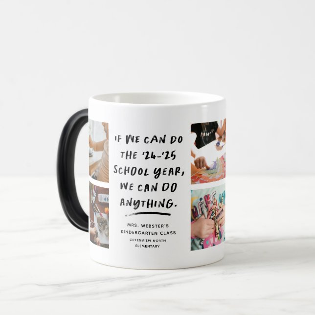 Taza Mágica Podemos hacer cualquier cosa foto de apreciación d (Anverso izquierdo)