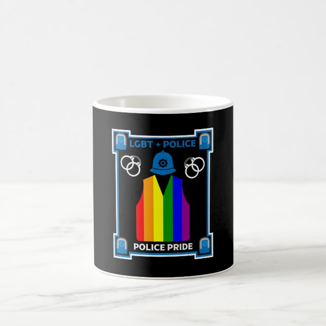 Taza Mágica Policía del Orgullo Gay LGBT+ (Centro)