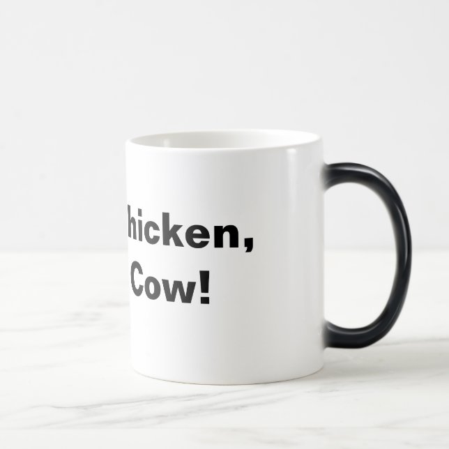 Taza Mágica ¡Pollo de Brown, vaca de Brown! (Derecha)