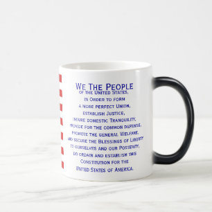 Taza Mágica Preámbulo de la Bandera de la Constitución