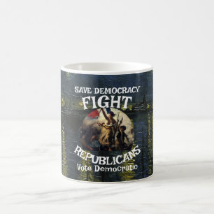 TAZA MÁGICA PRESIDENTE FEMA FBI FG JON OSSOFF PARTIDO DEMÓCRAT