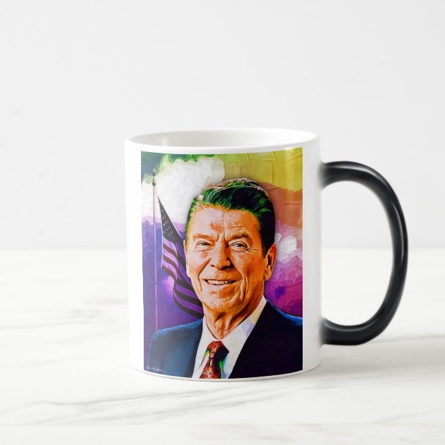Taza Mágica Presidente Reagan (Derecha)