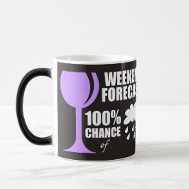 Taza Mágica Previsión de fin de semana nublado 100% de posibil