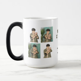 Taza Mágica Primer Día del Padre Papá desde 2026 Estilo Anime