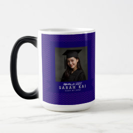 Taza Mágica Profesor Certificado con Estampado Geométrico de M