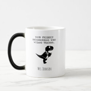 Taza Mágica Profesor Mago de las Palabras del Barrio Amistoso