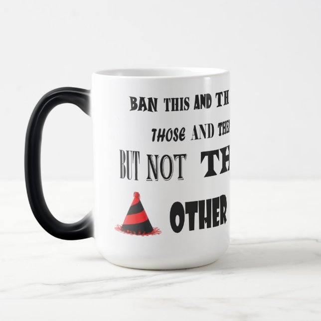 Taza Mágica Prohibir las risas y mensajes de quejas de los chi (Izquierda)