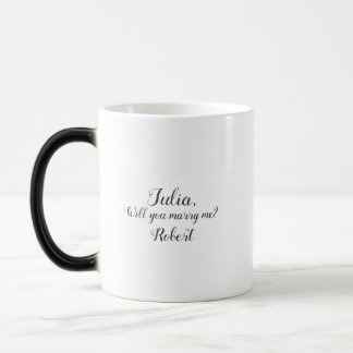Taza Mágica Propuesta matrimonial sensible al calor 11o.z. Caf