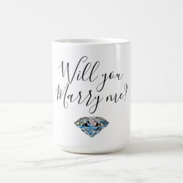 Taza Mágica Propuesta sorpresa de peek-a-boo se casan conmigo