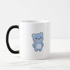 Taza Mágica Proud Bear Minimal Kawaii Style