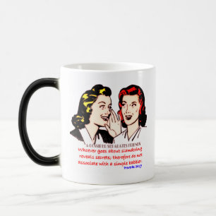 Taza Mágica Proverbios 20:19- Un fantasma separa a sus amigos