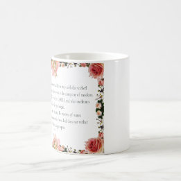 Taza Mágica PSALM 1:1-3 Diseño botánico,