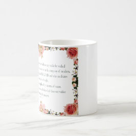 Taza Mágica PSALM 1:1-3 Diseño botánico,