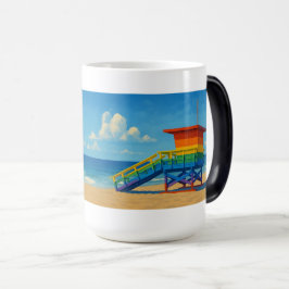 Taza Mágica Puesto de vigilancia del arco iris de la playa de