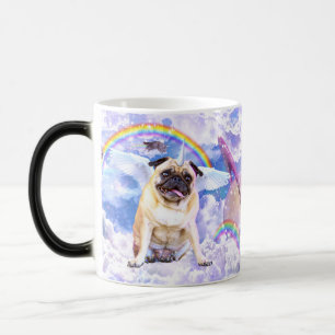 Taza Mágica Pug unicorn - Cute pugicorn