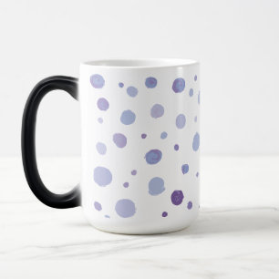 Taza Mágica puntos de lunares pintados a mano