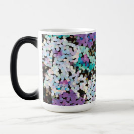 Taza Mágica Purple Crystal Floral Blooms