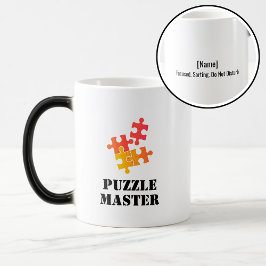 Taza Mágica Puzzle Master Jigsaw Lovers Funny Quote