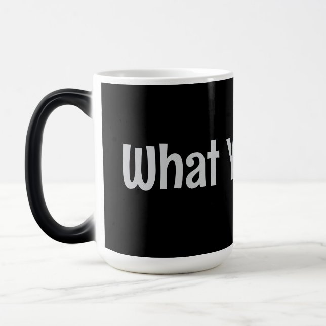 Taza Mágica ¡Qué Digas! Colección de café Mug (Izquierda)