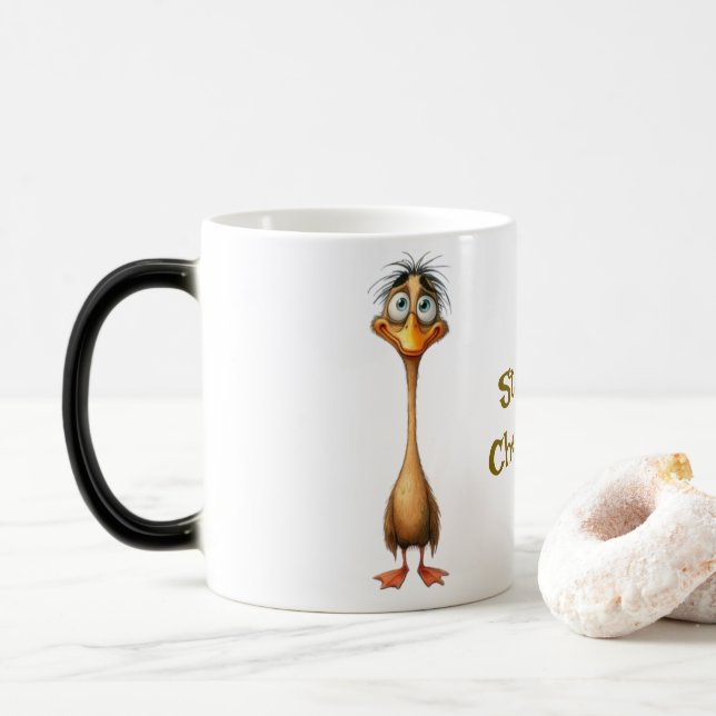 Taza Mágica Quédese con el café más barato - Sip con un Wink (Con donut)