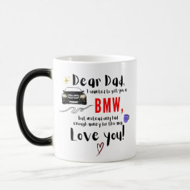 Taza Mágica Querido papá y BMW