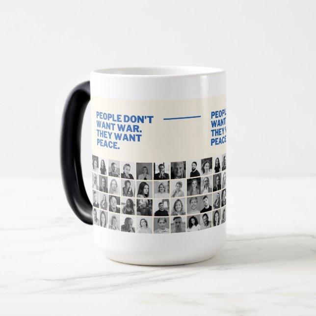 Taza Mágica Quieres Mugs de Paz (Anverso izquierdo)