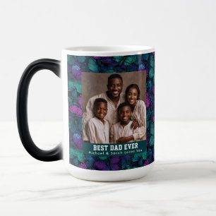 Taza Mágica Ramo de camuflaje de mariposa único para el cumple