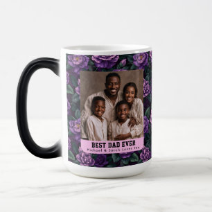 Taza Mágica Ramo de Gardenias Vintage para el cumpleaños del p
