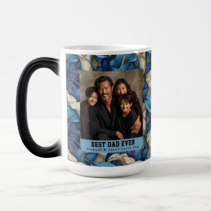 Taza Mágica Ramo de Lirios Calla Nuevo Papá Regalo para Papá