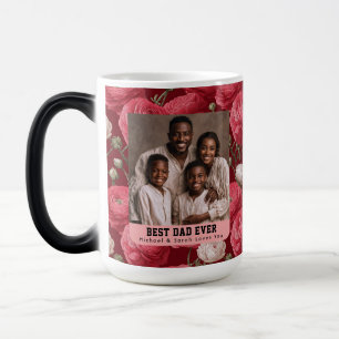 Taza Mágica Ramo de Ranunculus Occidental Cumpleaños Papa Pers