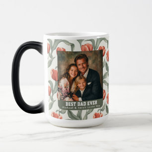 Taza Mágica Ramo de tulipanes Cottagecore Cumpleaños del gran