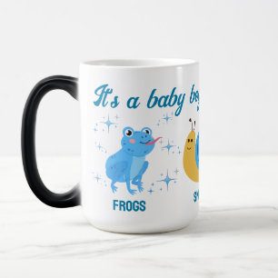 Taza Mágica Ranas retro y caracoles género revelan que es un n