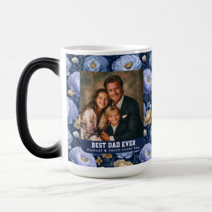 Taza Mágica Ranunculus Costero Feliz Día Papá Café Helado