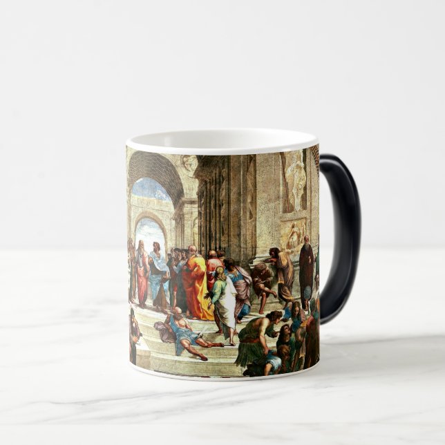 Taza Mágica Raphael - Escuela de Atenas (Anverso derecho)