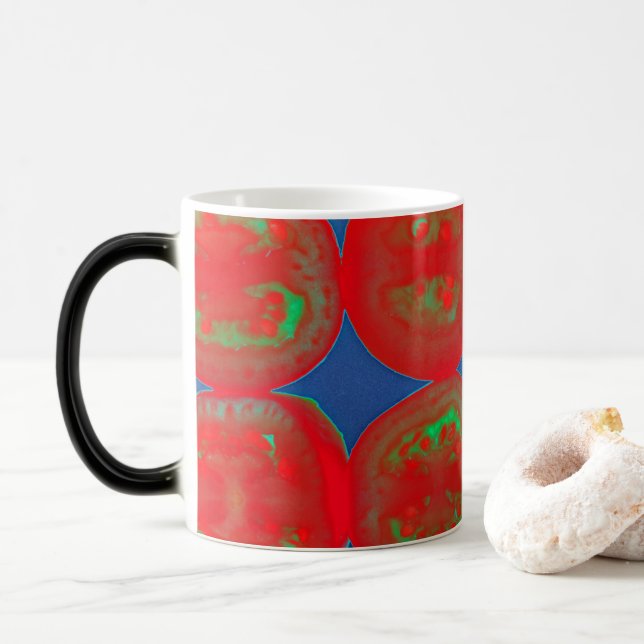 Taza Mágica Rasgos de tomate (Con donut)
