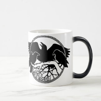 Taza Mágica Raven Art Mug Wild Bird Crow Cup Raven Mugs